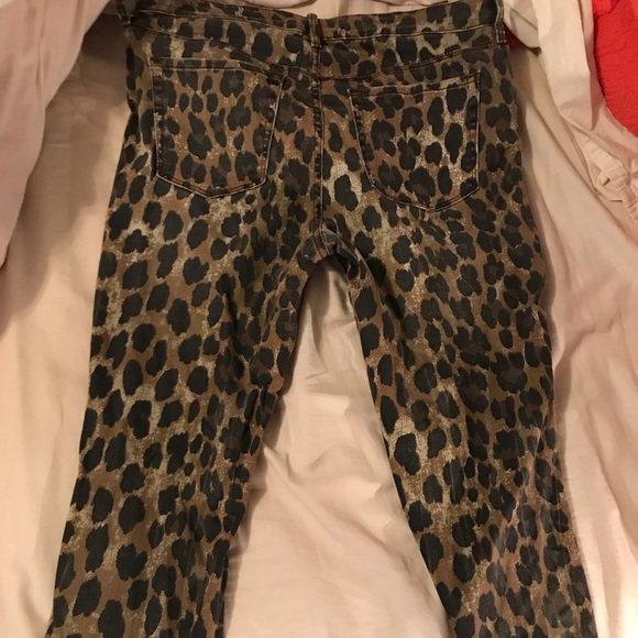 leopard print skinny jeans mens